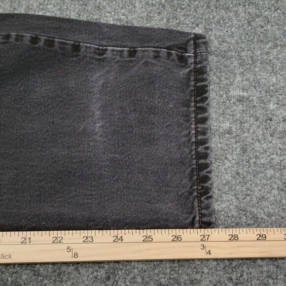 Vtg Levis 501 Jeans 33x30 Black Distressed Dominican Republic Button Front - Picture 13 of 15